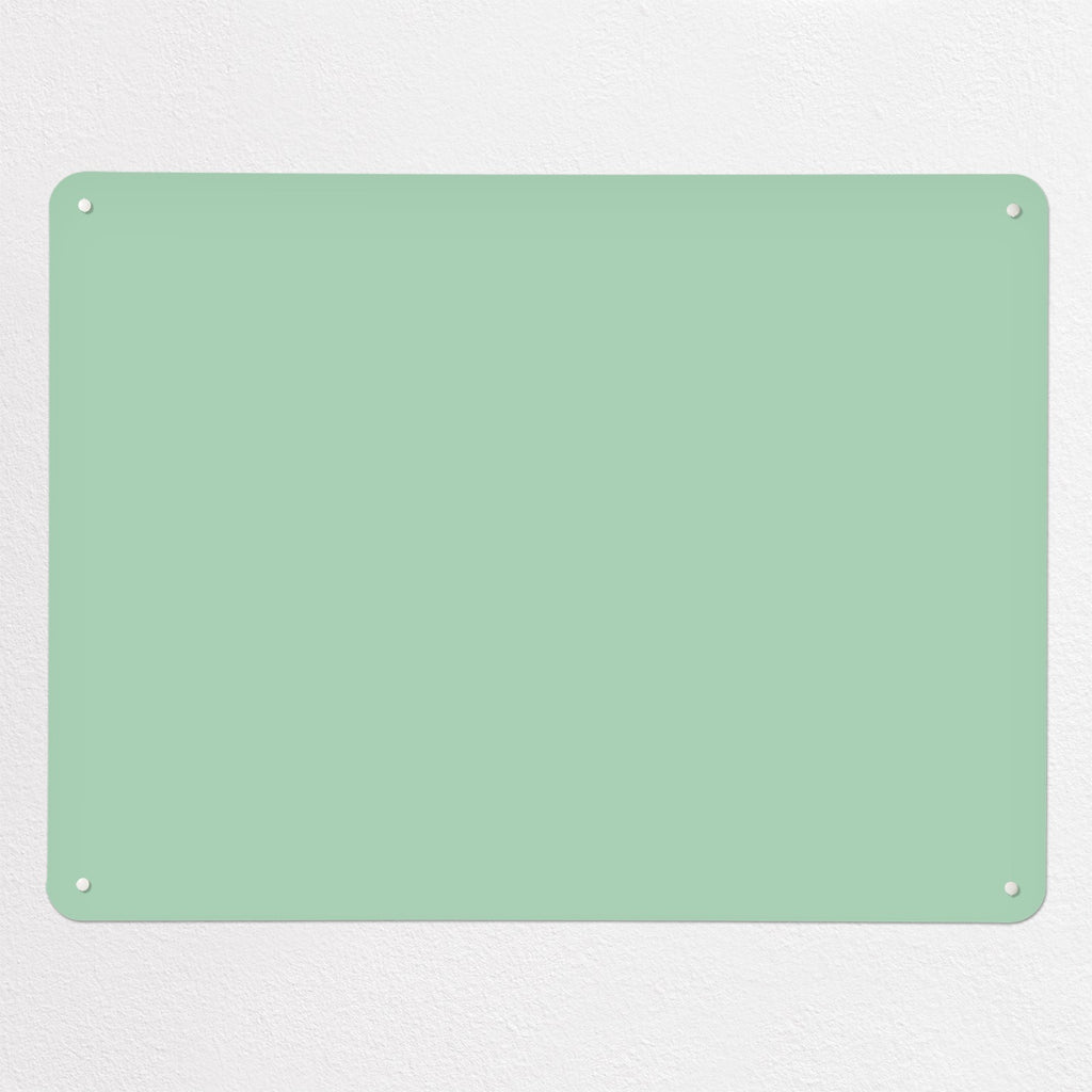 Plain Green magnetic notice board, large size, 100 × 75 cm