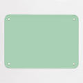 Plain Green magnetic notice board, small size, 55 × 40 cm