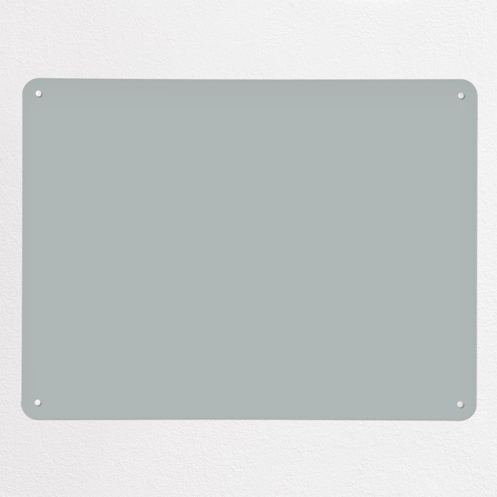 Plain Grey magnetic notice board, large size, 100 × 75 cm