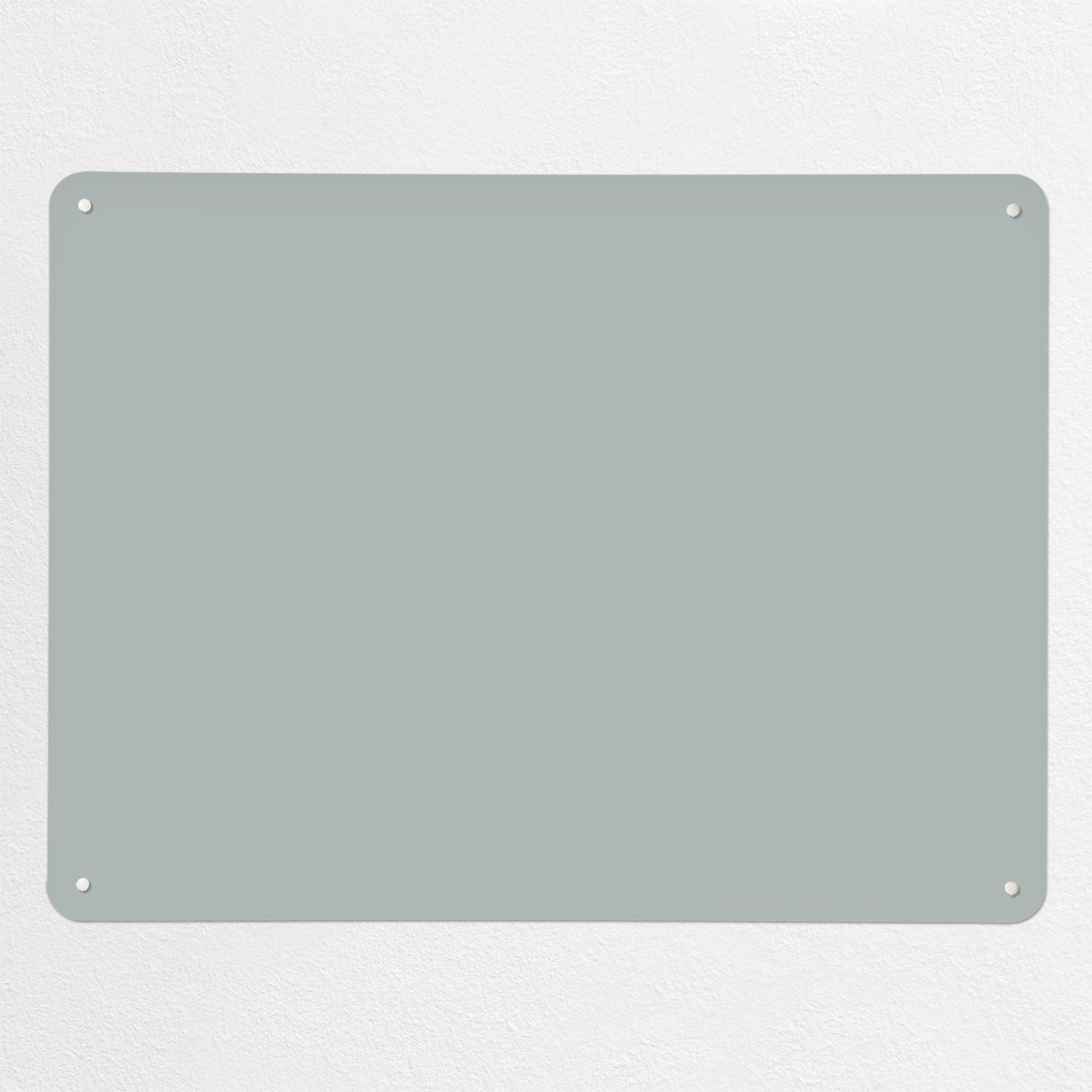 Plain Grey magnetic notice board, large size, 100 × 75 cm