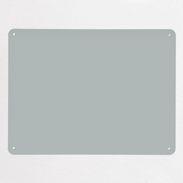 Plain Grey magnetic notice board, large size, 100 × 75 cm