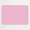 Plain Pink magnetic notice board, small size, 55 × 40 cm