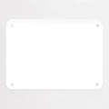 Plain White magnetic notice board, small size, 55 × 40 cm