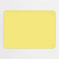Plain Yellow magnetic notice board, small size, 55 × 40 cm