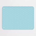 Polka Dots Design magnetic notice board in Blue, small size, 55 × 40 cm