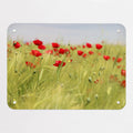 Poppy Field magnetic notice board, small size, 55 × 40 cm