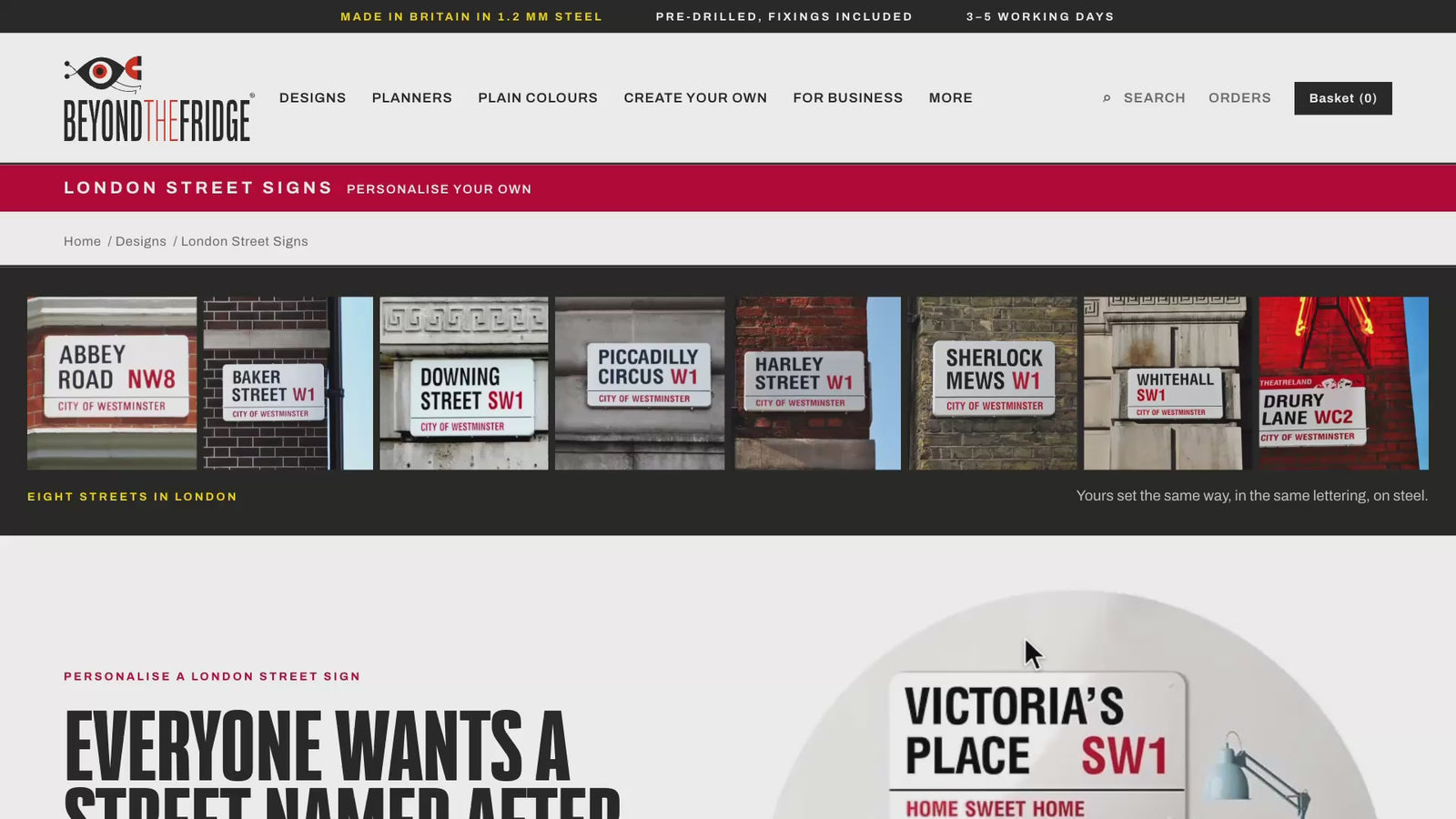 How to use the London street sign maker: help video (widescreen)