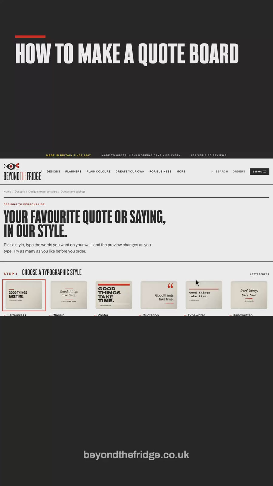 How to use the Quotes and sayings maker: help video (phone)