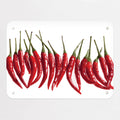 Red Chillies magnetic notice board in Red Chillies, small size, 55 × 40 cm