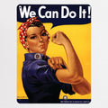 Rosie The Riveter magnetic notice board, large size, 75 × 100 cm
