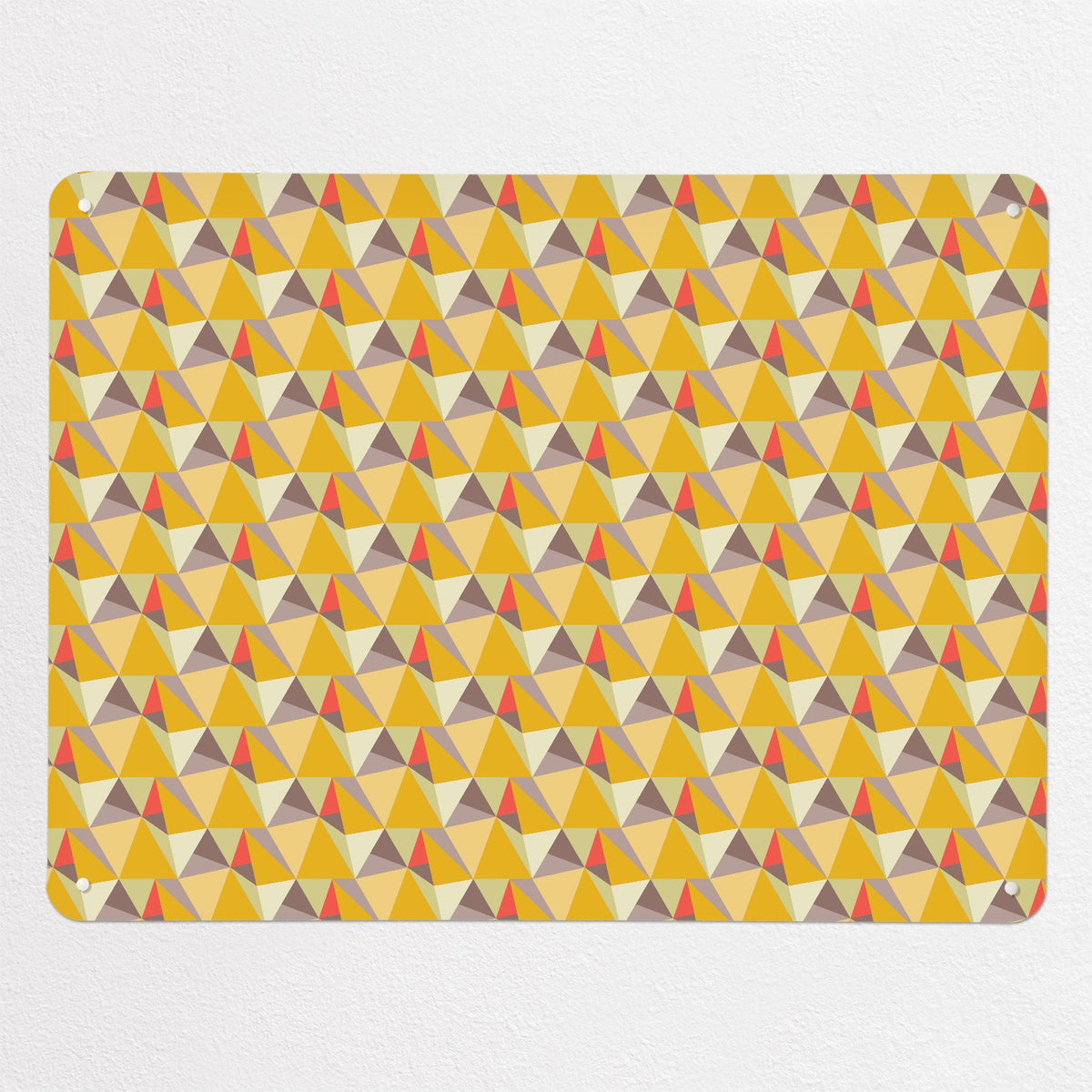 Shards Design magnetic notice board in Summer, large size, 100 × 75 cm