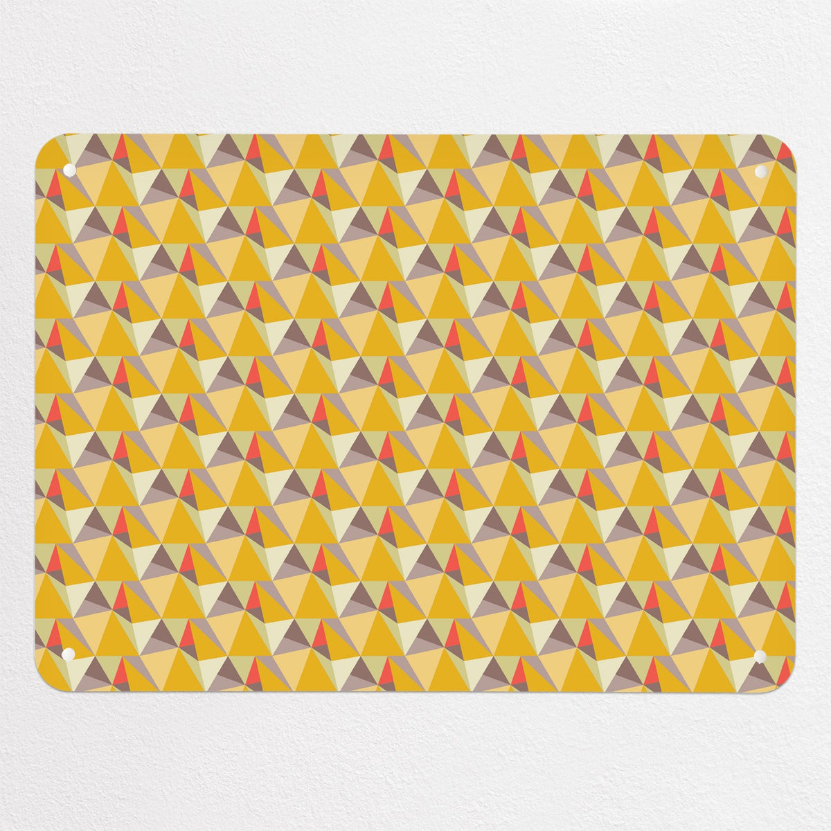 Shards Design magnetic notice board in Summer, medium size, 75 × 55 cm