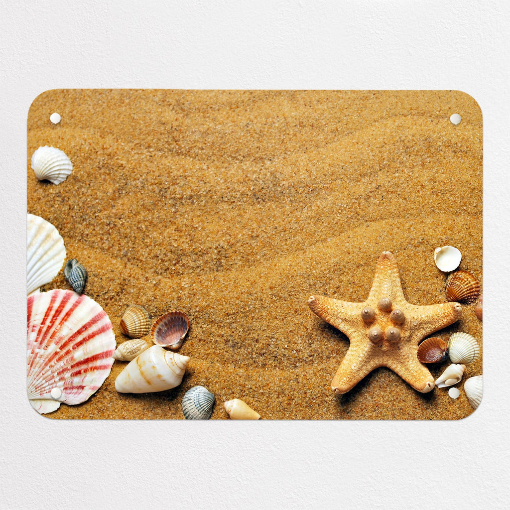 Shoreline Shells magnetic notice board, small size, 55 × 40 cm