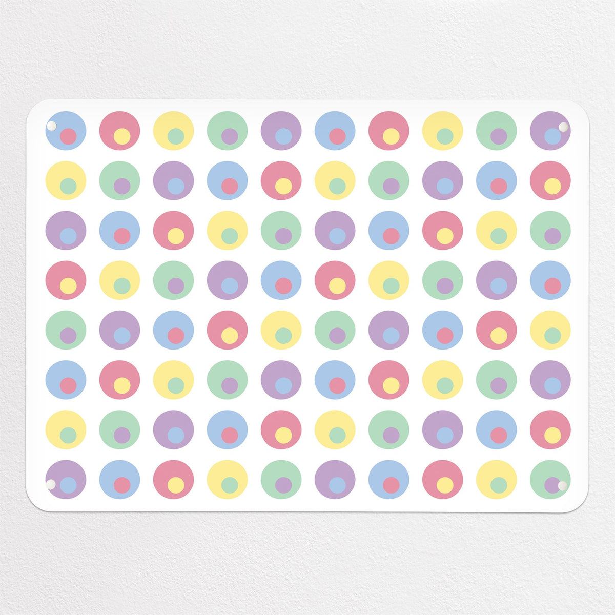 Spots magnetic notice board in Spots Candy, medium size, 75 × 55 cm