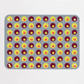 Spots magnetic notice board in Spots on Grey, small size, 55 × 40 cm