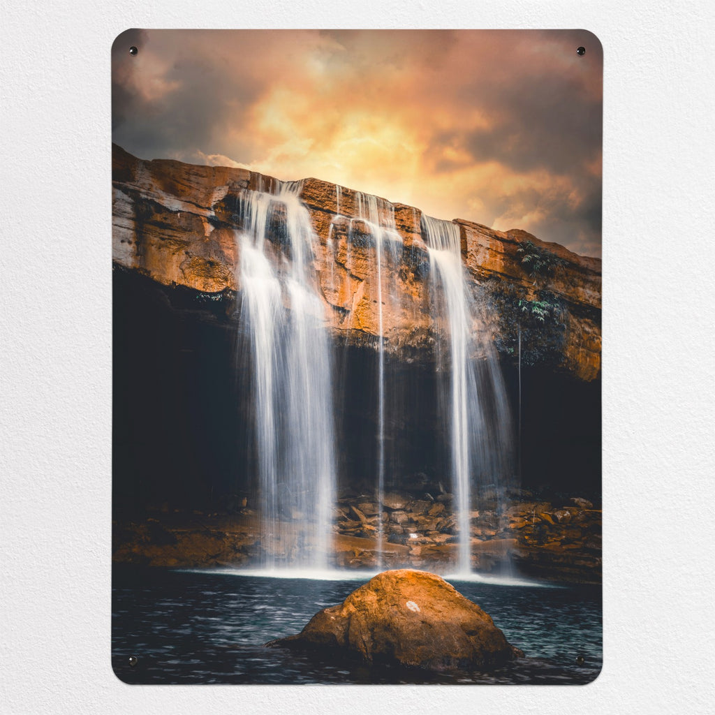 Waterfall magnetic notice board, large size, 75 × 100 cm