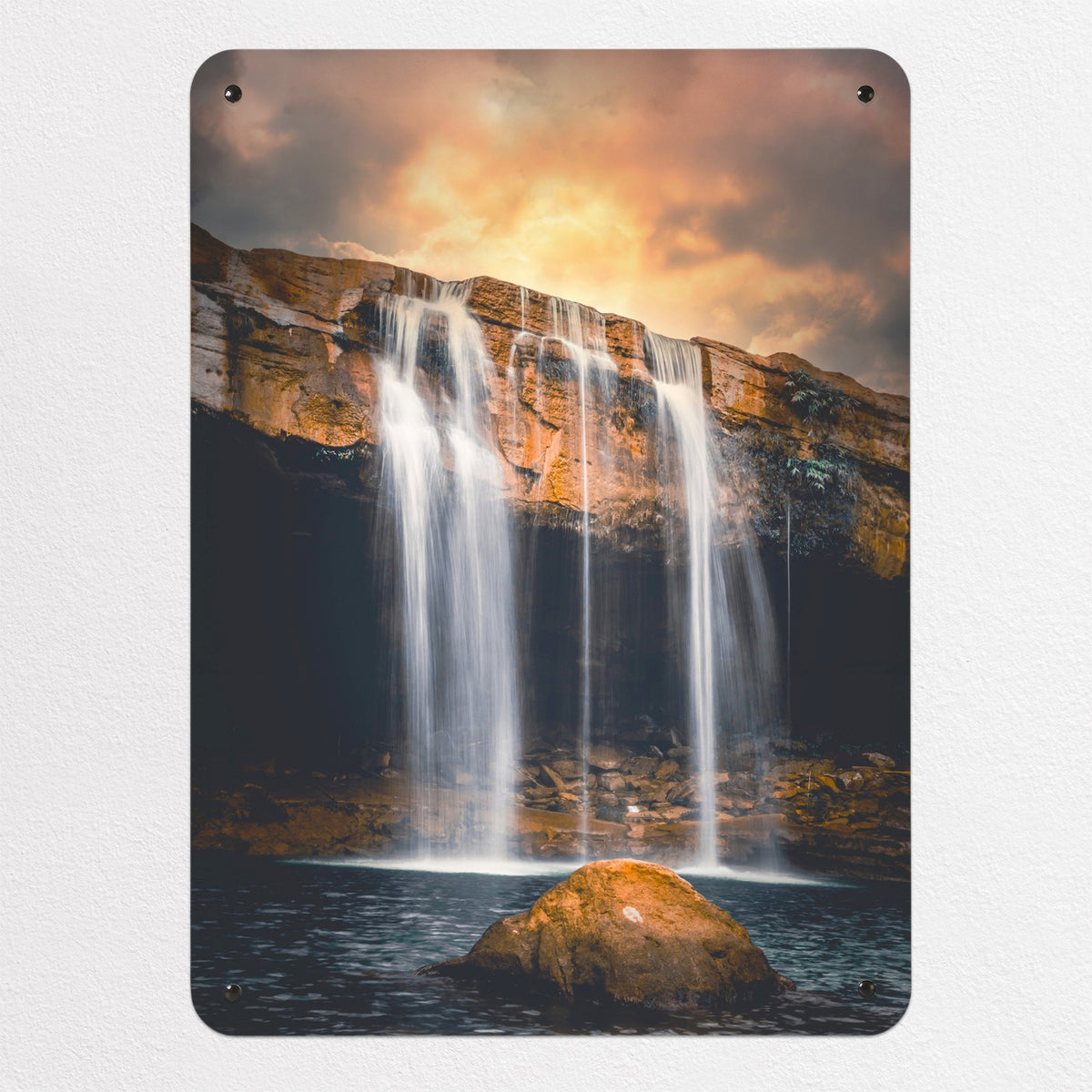 Waterfall magnetic notice board, medium size, 55 × 75 cm
