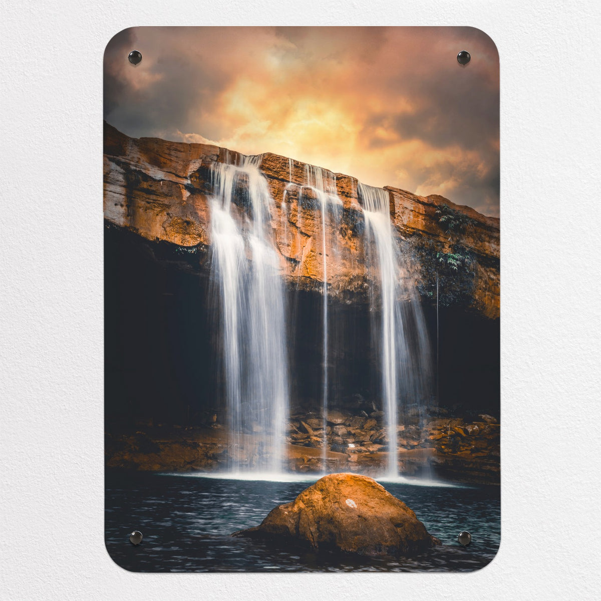 Waterfall magnetic notice board, small size, 40 × 55 cm