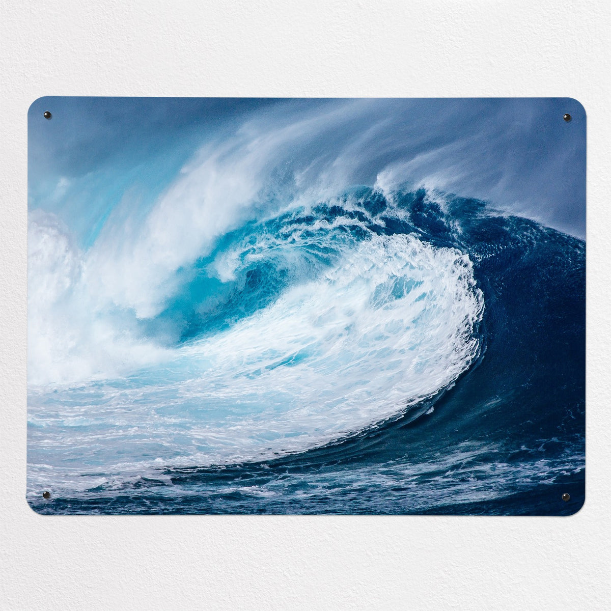 Wave magnetic notice board, large size, 100 × 75 cm