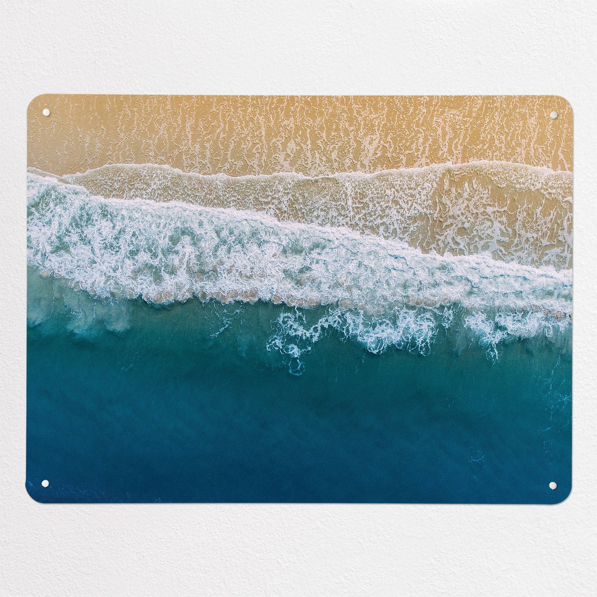 Waves On The Shore magnetic notice board, large size, 100 × 75 cm