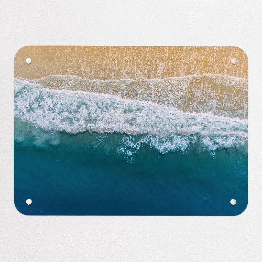 Waves On The Shore magnetic notice board, small size, 55 × 40 cm