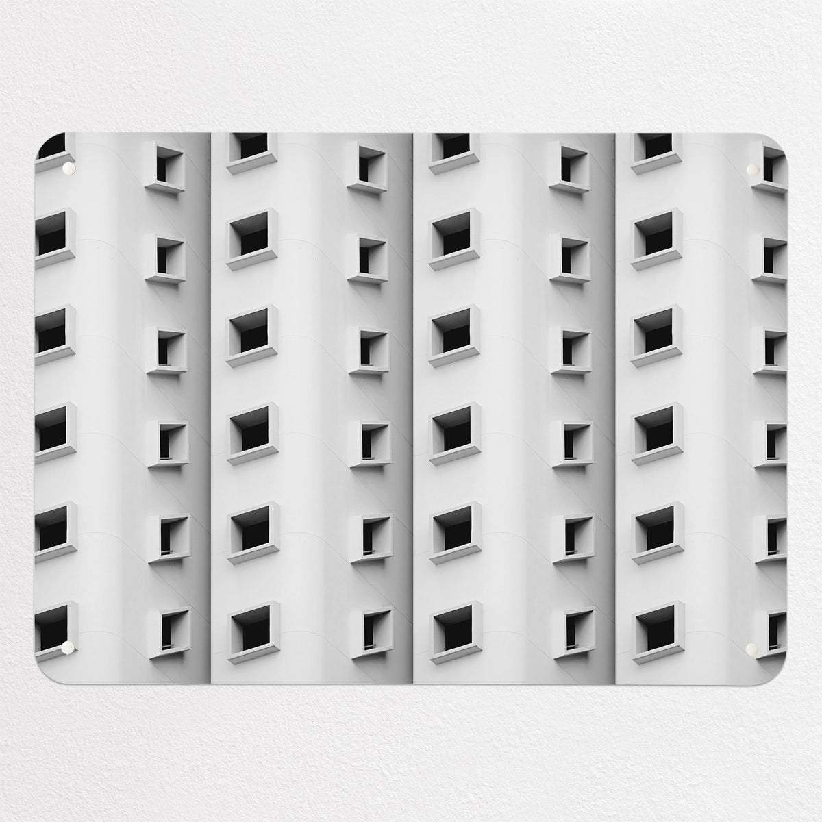 Window Pattern magnetic notice board, medium size, 75 × 55 cm