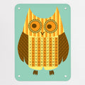 Wise Owl Number Square magnetic notice board in Wise Owl Number Square, small size, 40 × 55 cm