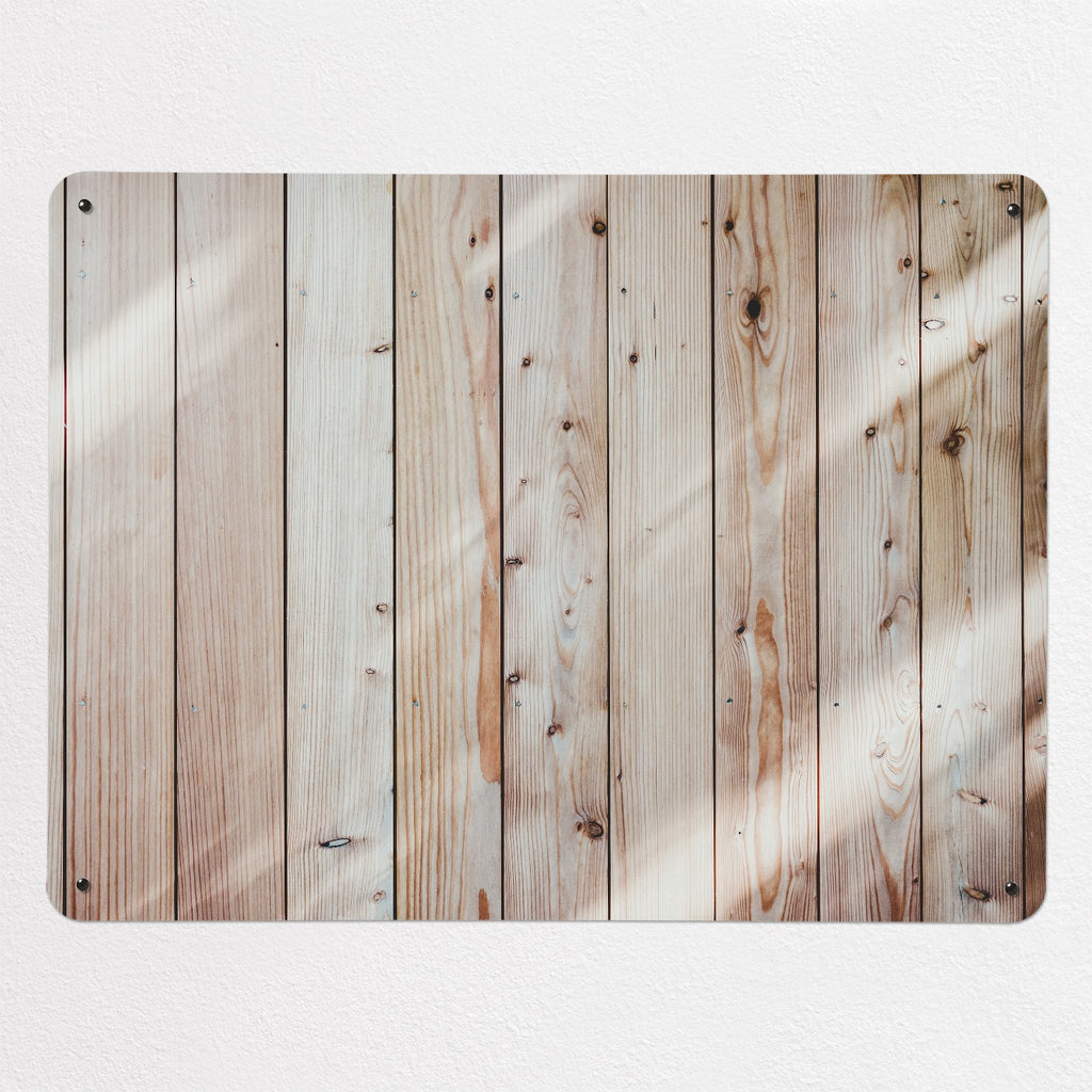 Wood Cladding magnetic notice board, large size, 100 × 75 cm