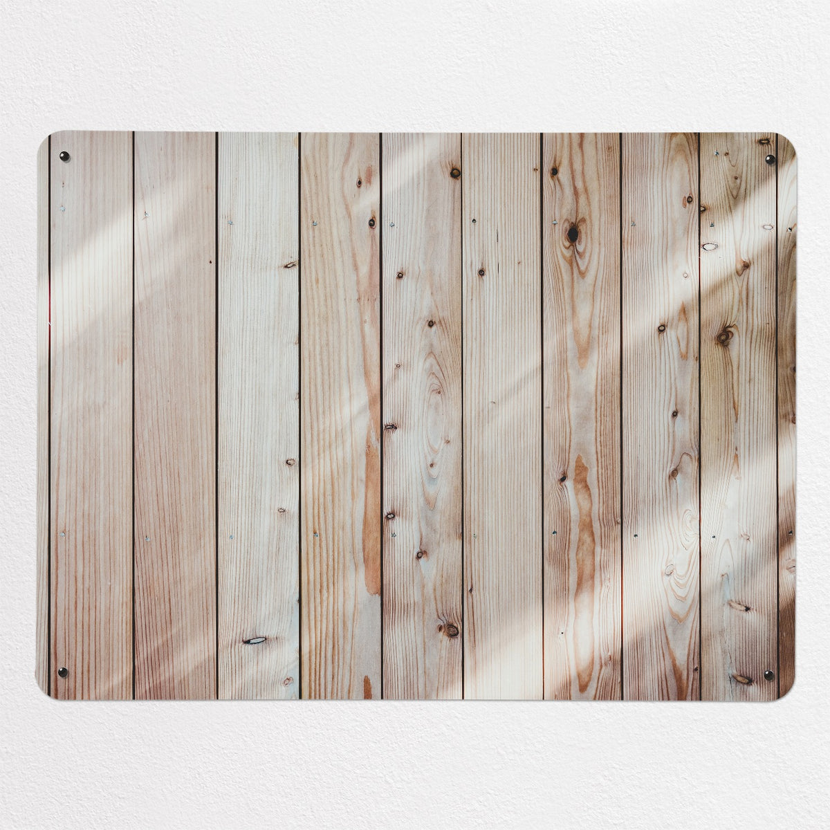 Wood Cladding magnetic notice board, large size, 100 × 75 cm