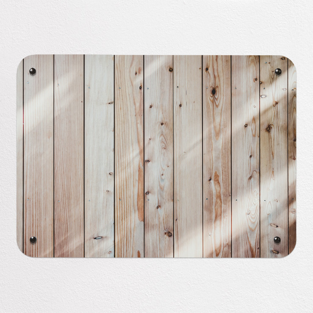 Wood Cladding magnetic notice board, small size, 55 × 40 cm