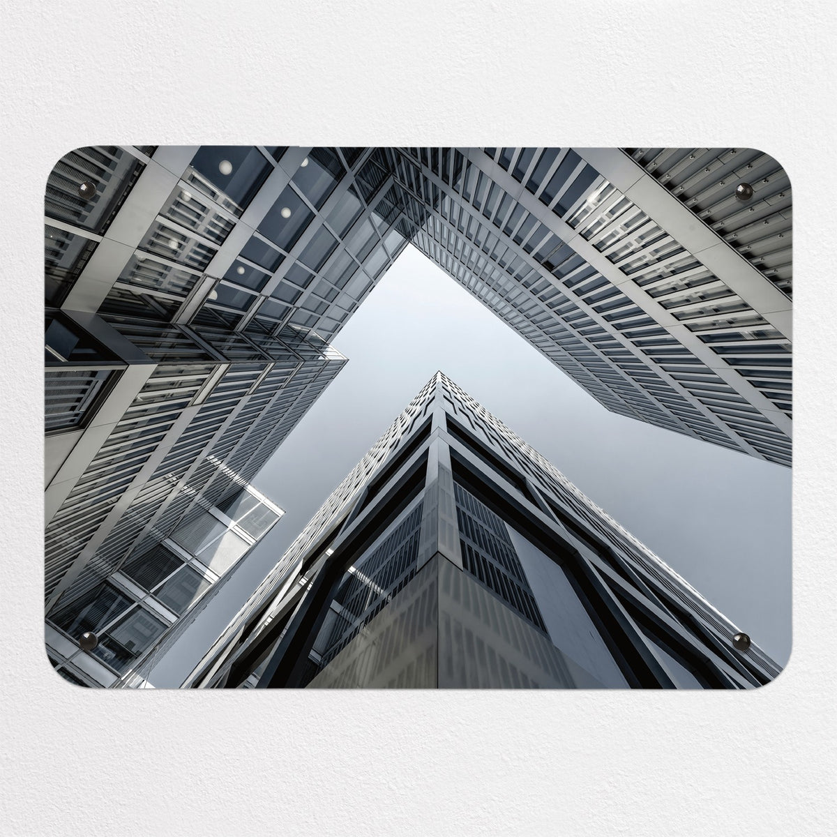 Zurich Skyscrapers magnetic notice board, small size, 55 × 40 cm
