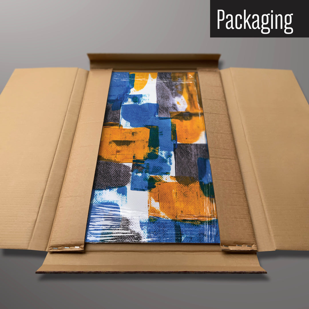 An Abstract Painting magnetic board in it’s cardboard packaging
