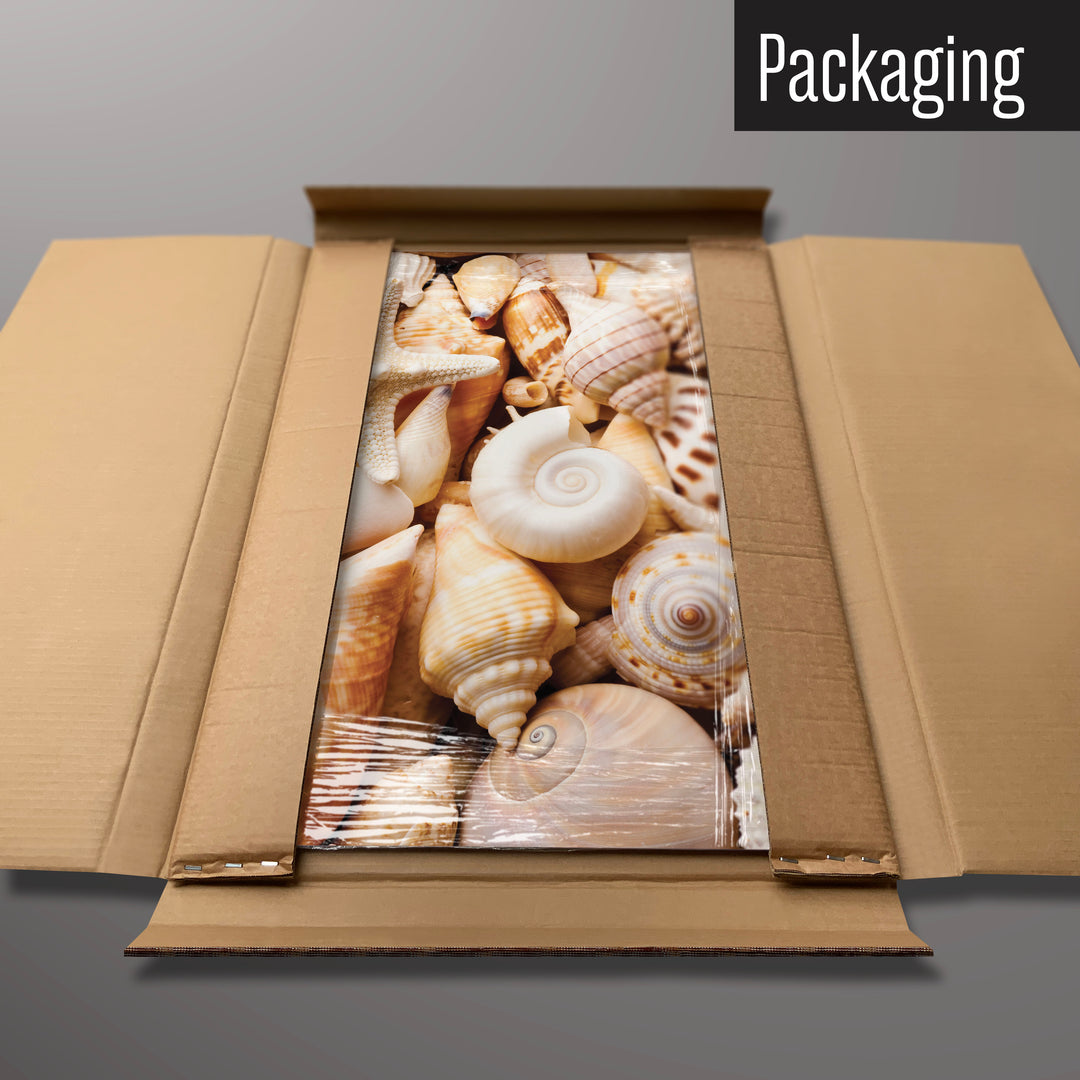 A shells photographic magnetic board in it’s cardboard packaging