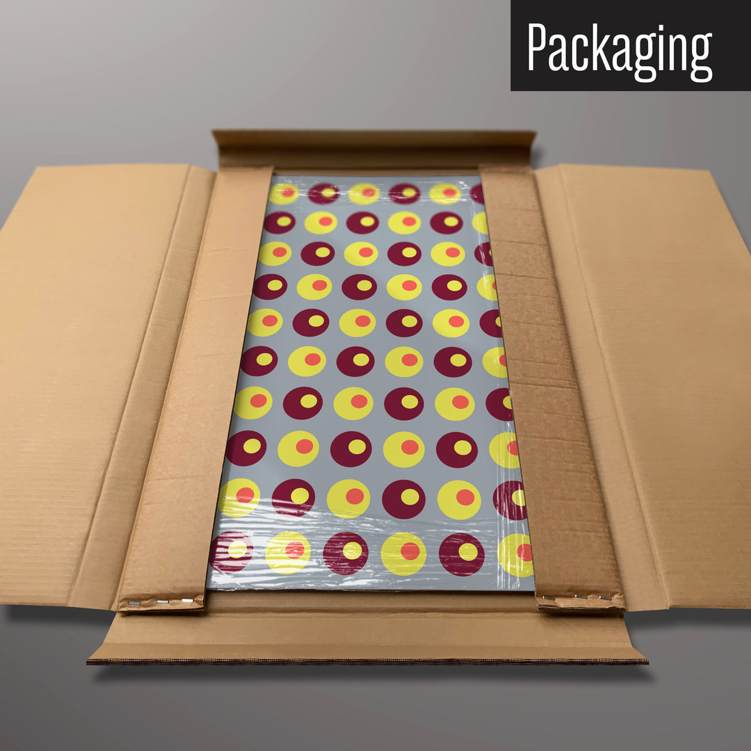 A spots on grey magnetic board in it’s cardboard packaging