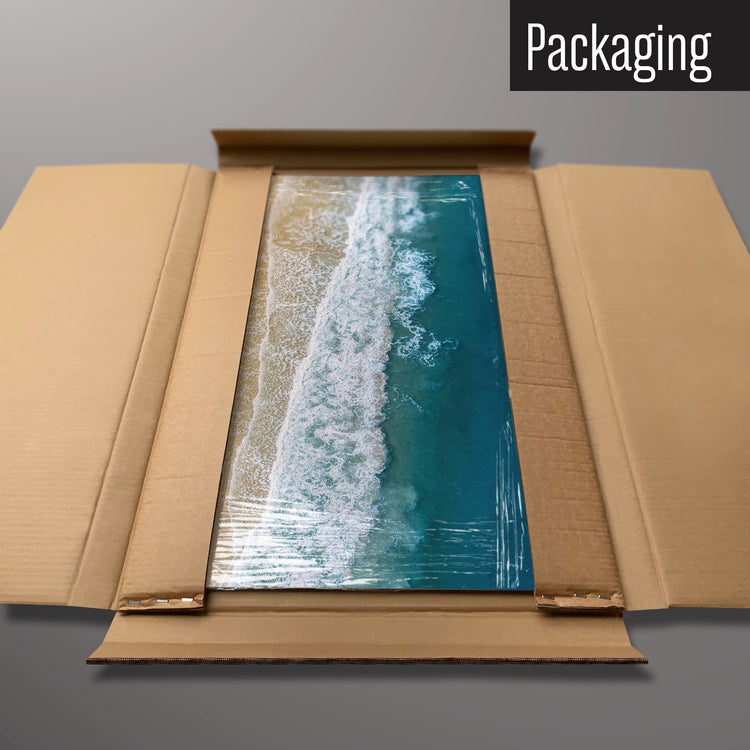 A waves on the shore magnetic board in it’s cardboard packaging
