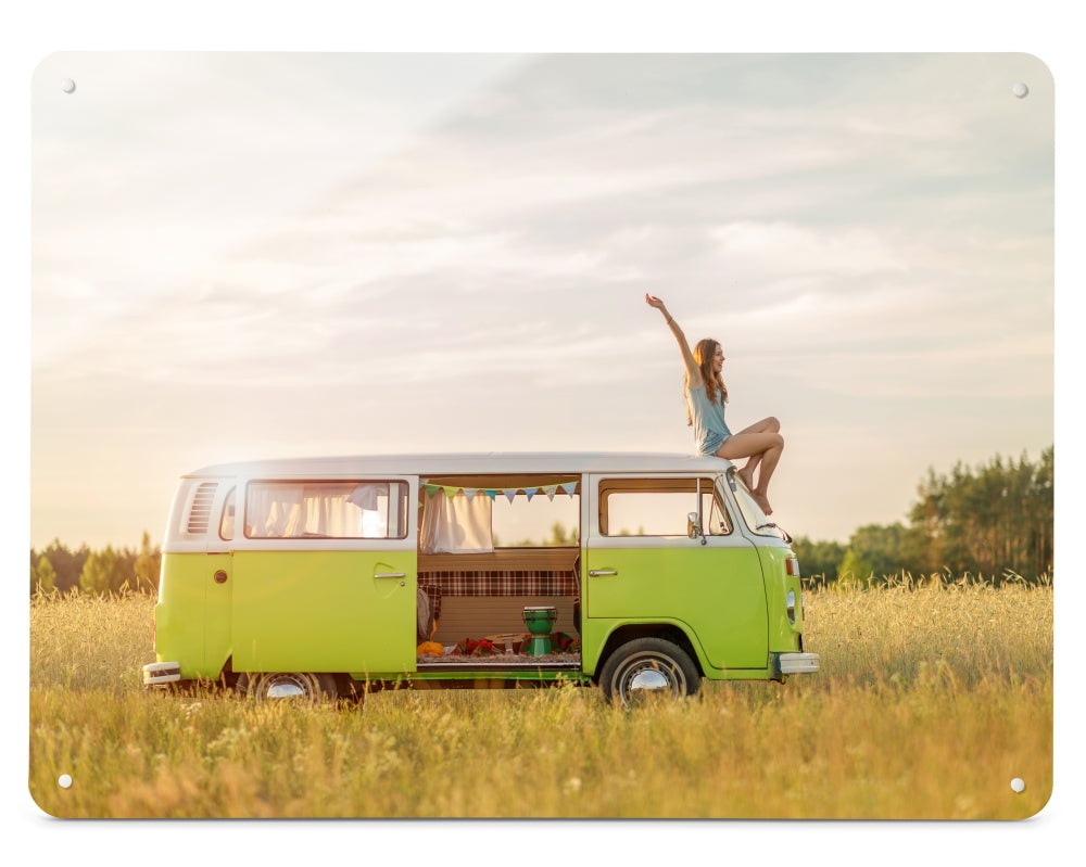 A Create Your Own magnetic board printed with a customer photograph