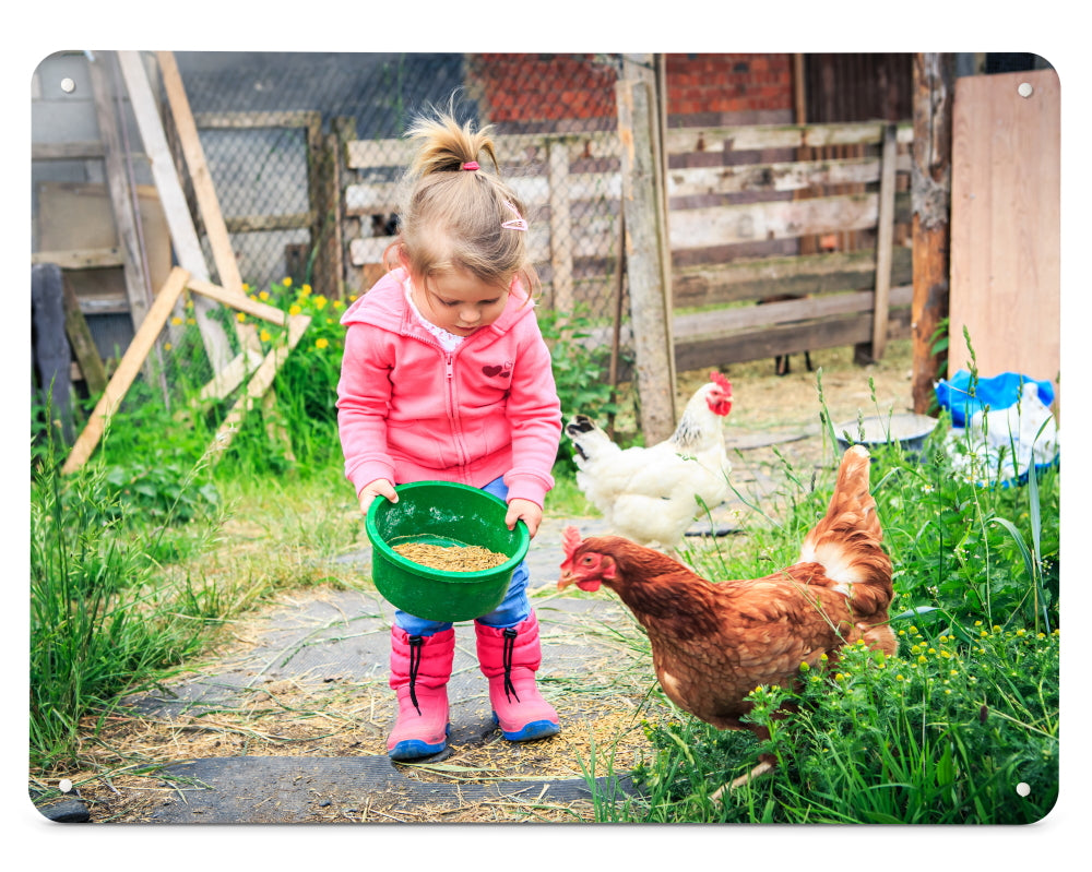 A Create Your Own magnetic board printed with a customer photograph