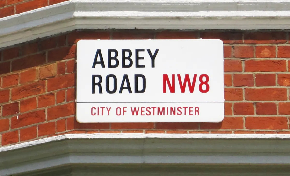Abbey Road NW8 street sign