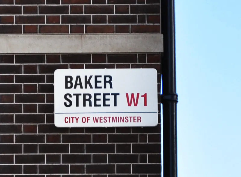 Baker Street W1 street sign